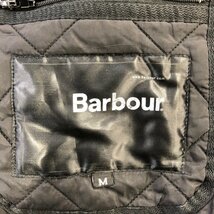 Barbour バブアー ナイロン キルティング ジャケット アウター カジュアル ブラック (メンズ M) 中古 古着 P7604_画像7