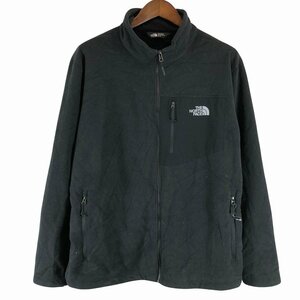 THE NORTH FACE ノースフェイス フルジップフリースジャケット アウトドア キャンプ アウター ブラック (メンズ XL) P0849 1円スタート