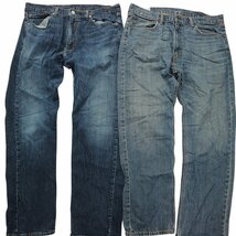 古着卸 まとめ売り リーバイス 505 デニム パンツ 8枚セット (メンズ W38 ) シンプル インディゴ DP4 MR5863 1円スタート_画像5