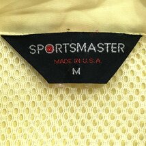 USA製 SPORTS MASTER ラグランスリーブ スイングトップ 防寒 イエロー (メンズ M) P2935 1円スタート_画像6