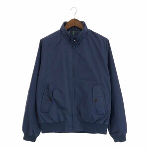 LANDS' END ランズエンド ラグランスリーブ スイングトップ ブルー (メンズ L) P2933 1円スタート