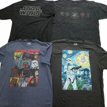 古着卸 まとめ売り 映画・ドラマ 半袖Tシャツ 16枚セット (メンズ L /XL ) スターウォーズ ライオンキング TS11 MR6184_画像3