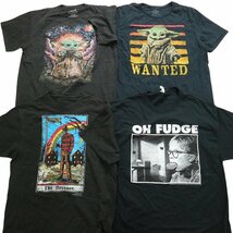 古着卸 まとめ売り 映画・ドラマ 半袖Tシャツ 16枚セット (メンズ L ) ジュラシックワールド スターウォーズ TS11 MR6186_画像4