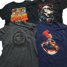 古着卸 まとめ売り キャラクター 半袖Tシャツ 16枚セット (メンズ L ) アメコミ ＤＣ TS9 MR6046 1円スタート_画像4