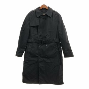 2000 period ~ the US armed forces the truth thing U.S.NAVY all weather coat outer military black ( men's 40R) used old clothes P8069