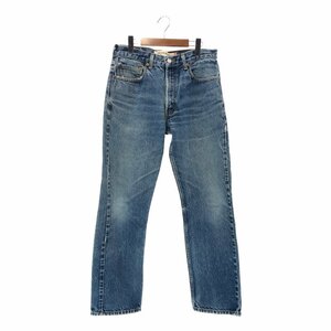 Levi's リーバイス 505 テーパード デニムパンツ ブルー (メンズ 32/32) P3307 1円スタート