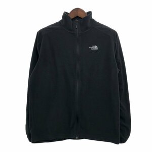 THE NORTH FACE ノースフェイス POLARTEC ポーラテック フリースジャケット アウター アウトドア ブラック (メンズ L) 中古 古着 P8366