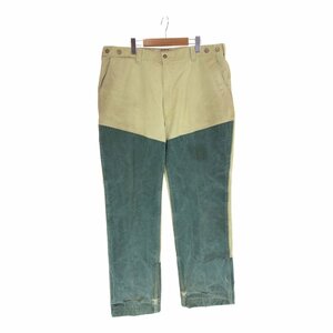 70年代 USA製 FILSON ハンティング パンツ 大きいサイズ アウトドア ヴィンテージ カーキ (メンズ 42) P3552 1円スタート