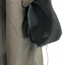 80年代 Christian Dior クリスチャン ディオール トレンチ コート グレー (メンズ 44 LONG) P3801 1円スタート_画像6