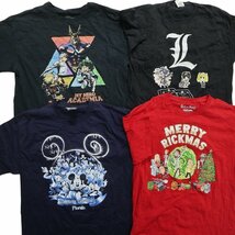 古着卸 まとめ売り キャラクター 半袖Tシャツ 16枚セット (メンズ L ) ミッキー 僕のヒーローアカデミア ミニオン MR5204 1円スタート_画像5