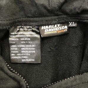 HARLEY DAVIDSON ハーレーダビッドソン Scream Eagle ナイロン レーシングジャケット バイク ブラック (メンズ XL) 中古 古着 P8015の画像6