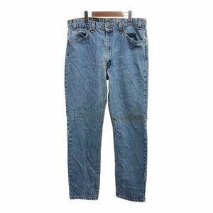 90年代 USA製 Levi's リーバイス 560 テーパード デニムパンツ ボトムス アメカジ ブルー (メンズ 34/30相当) 中古 古着 P8270