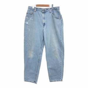 90年代 USA製 Levi's リーバイス 560 ルーズフィット テーパード デニムパンツ アメカジ 大きいサイズ (メンズ 36/30) 中古 古着 P8211