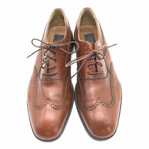 FLORSHEIM フローシャイム IMPERIAL インペリアル ウィングチップ レザーシューズ 内羽根式 ブラウン (メンズ 8 D) 中古 古着 KA0679_画像1