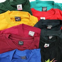 古着卸 まとめ売り ～90s　オールド カラーmix プリント 半袖Tシャツ 10枚セット (メンズ XL /2XL ) シングルステッチ TS4 MR7263_画像6
