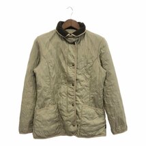 Barbour バブアー POLARQUILT キルティングジャケット ベージュ (レディース 10) P4162 1円スタート_画像1