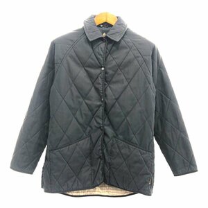 2000年代～ Barbour バブアー キルティングジャケット ユーロ ヨーロッパ古着 ブラック (レディース 10) P4208 1円スタート