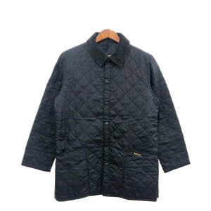 2000年代～ Barbour バブアー キルティング ジャケット ユーロ ヨーロッパ古着 ブラック (メンズ ) P4247 1円スタート