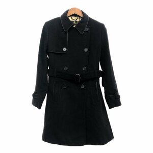 90年代 Barbour バブアー ウール コート フォーマル ユーロ ヨーロッパ古着 ブラック (レディース ) P4248 1円スタート