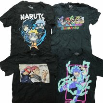 古着卸 まとめ売り キャラクター 半袖Tシャツ 16枚セット (メンズ S /M ) 鬼滅の刃 ディズニー TS10 MR7137 1円スタート_画像3