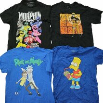 古着卸 まとめ売り 半袖Tシャツ 8枚セット (メンズ M ) 煉獄 ナルト スポンジボブ TS10 MR7134 1円スタート_画像5