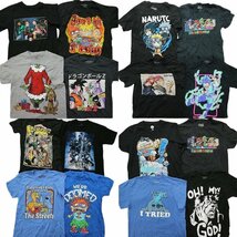 古着卸 まとめ売り キャラクター 半袖Tシャツ 16枚セット (メンズ S /M ) 鬼滅の刃 ディズニー TS10 MR7137 1円スタート_画像1