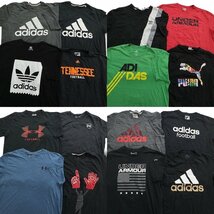 古着卸 まとめ売り スポーツブランドMIX 半袖Tシャツ 16枚セット (メンズ XL /2XL ) アディダス アンダーアーマー MR7150 1円スタート_画像1