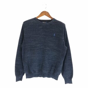 Polo by Ralph Lauren ポロ ラルフローレン セーター ネイビー (メンズ ) 中古 古着 P4424 1円スタート