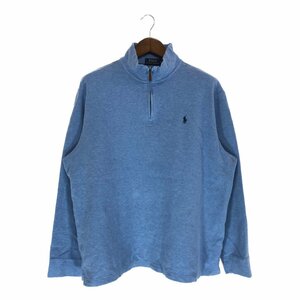 Polo by Ralph Lauren ポロ ラルフローレン ハーフジップ ハイゲージニット セーター (メンズ XL) 中古 古着 P4404 1円スタート