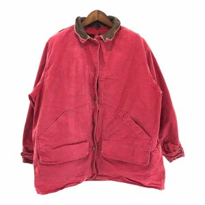 90年代 WOOLRICH ウールリッチ ハンティングジャケット アウトドア ワーク レッド (メンズ XL) 中古 古着 P4398 1円スタート