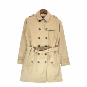 Barbour バブアー TAY TRENCH トレンチコート サイドベンツ ベージュ (レディース 8) 中古 古着 P4470 1円スタート