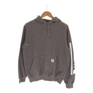 Carhartt カーハート フーディー パーカー ワーク 無地 ブラウン (メンズ M) P3416 1円スタート