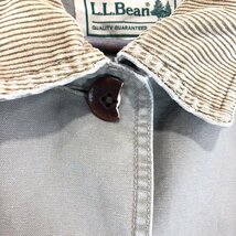 L.L.Bean エルエルビーン ジャケット 大きいサイズ ベージュ (レディース 2X) 中古 古着 P4535 1円スタート_画像4