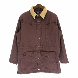 Walls WORK WEAR ダック ワーク ジャケット カバーオール アウター ワインレッド (メンズ LARGE-REGULAR) P4777 1円スタート