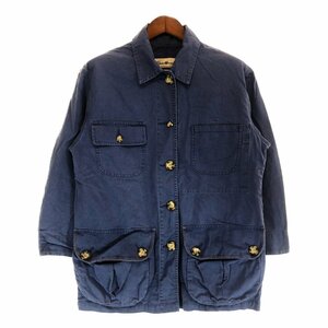 2000年代 Eddie Bauer エディーバウアー カバーオール アウトドア キャンプ ブルー (レディース S/P) 中古 古着 P4869 1円スタート