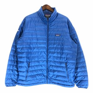 patagonia パタゴニア ダウンセーター ジャケット 大きいサイズ アウトドア アウター ブルー (メンズ XXL) P4733 1円スタート
