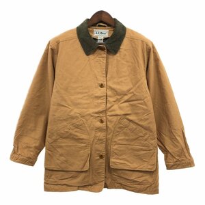 90年代 L.L.Bean エルエルビーン ハンティングジャケット アウター アウトドア ブラウン (レディース MEDIUM) 中古 古着 P8747