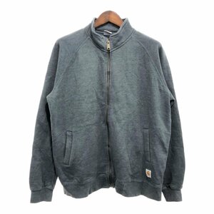 Carhartt カーハート スウェットジャケット トップス ワーク ワンポイントロゴ グレー (メンズ XL) 中古 古着 P8860