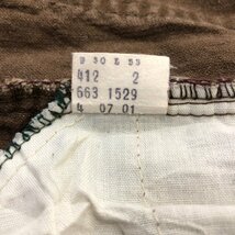 70年代 Levi's リーバイス 663-1529 コーデュロイパンツ ボトムス アメカジ ヴィンテージ ブラウン (メンズ 30×33) 中古 古着 P9038_画像5