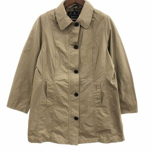 Barbour バブアー ハーフコート アウター カジュアル ベージュ (レディース 18) 中古 古着 P9057