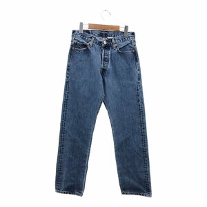 Levi's リーバイス 501 ストレート デニムパンツ ボトムス アメカジ ブルー (メンズ 30×32) 中古 古着 P9295