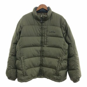 Eddie Bauer エディーバウアー ダウンジャケット アウター アウトドア 防寒 グリーン (メンズ XL) 中古 古着 P9477