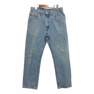 カナダ製 Levi's リーバイス 505 テーパード デニムパンツ ボトムス アメカジ ブルー (メンズ 32×30) 中古 古着 P9573