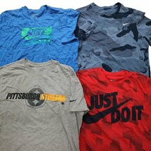 古着卸 まとめ売り ナイキ 半袖Tシャツ 15枚セット (メンズ L ) カラー系 大判プリント TS MR7456 1円スタート_画像5