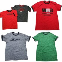 古着卸 まとめ売り 半袖Tシャツ 5枚セット (メンズ XL ) シンプル ロゴ TS33 MR6375 1円スタート_画像1