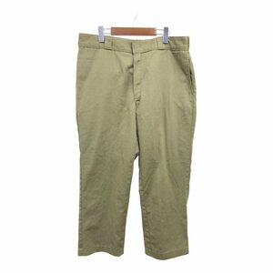 Dickies ディッキーズ 874 ワークパンツ ボトムス カーキ (メンズ 32×34相当) 中古 古着 P9599