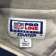 90年代 STARTER スターター PRO LINE NFL ダラス・カウボーイズ スウェット トップス プロチーム ブルー (メンズ L) 中古 古着 P9630_画像7