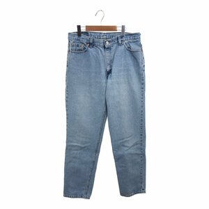 90年代 USA製 Levi's リーバイス 512 スリムシルエット デニムパンツ ボトムス アメカジ ブルー (レディース 16) 中古 古着 P9617