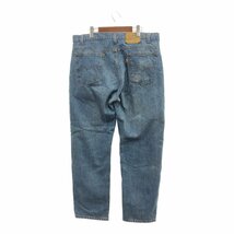 90年代 USA製 Levi's リーバイス 505 テーパードシルエット デニムパンツ ボトムス アメカジ ブルー (メンズ 38×30) 中古 古着 P8124_画像2