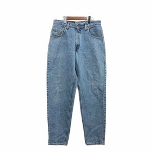 90年代 USA製 Levi's リーバイス 560 ルーズフィット テーパード デニムパンツ ボトムス アメカジ ブルー (メンズ 33×34) P8125